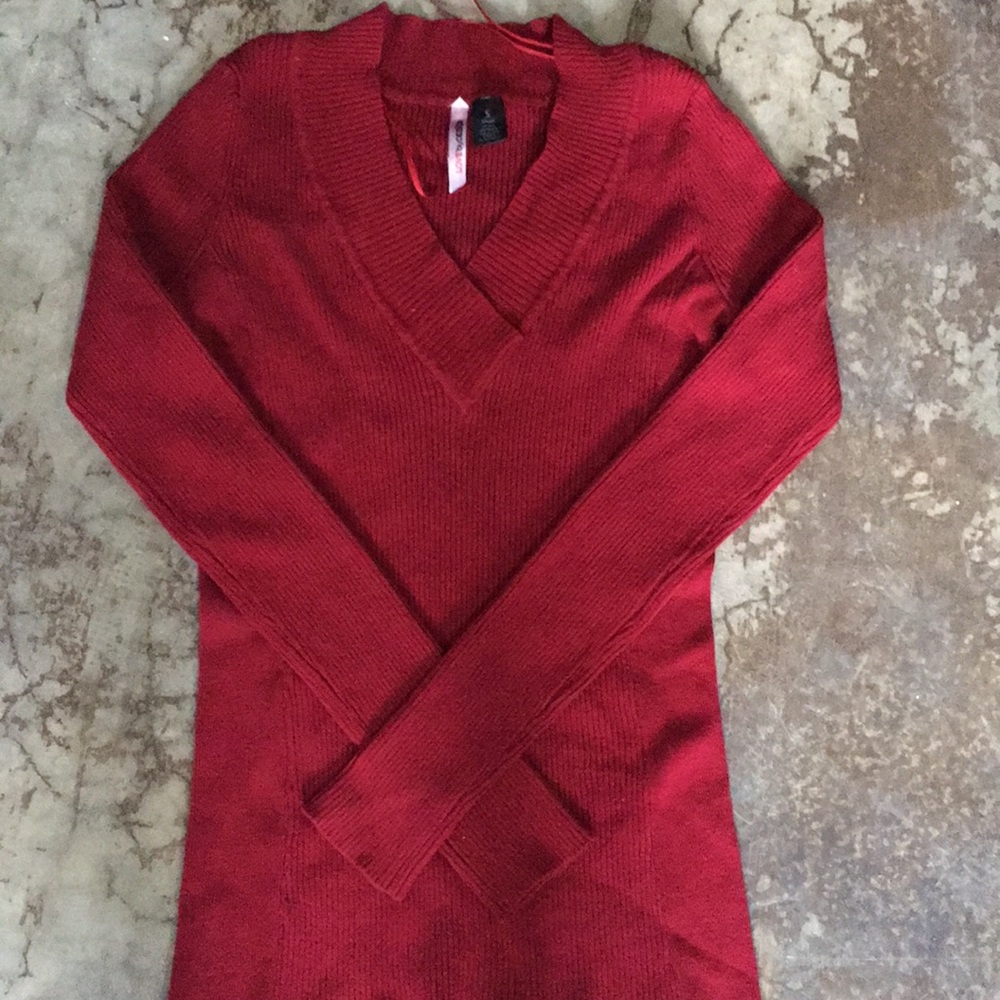 Red sweater